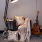 Decorative pillow blooming tree, birds