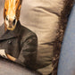 Decorative pillow, horse in a coat