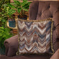Decorative pillow in shades of brown