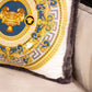 Decorative pillow with an antique motif