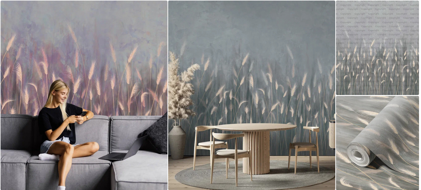 Tapeta na wymiar -  pole pszenicy